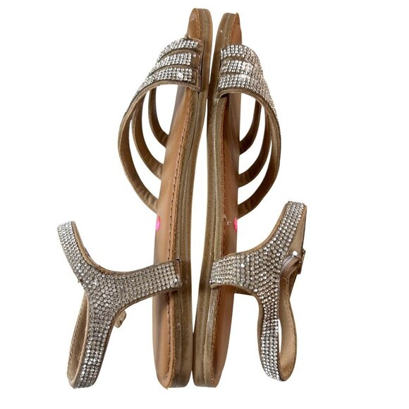 Steve Madden Girls Sandals Rhinestone Size 3 - Picture 4 of 10